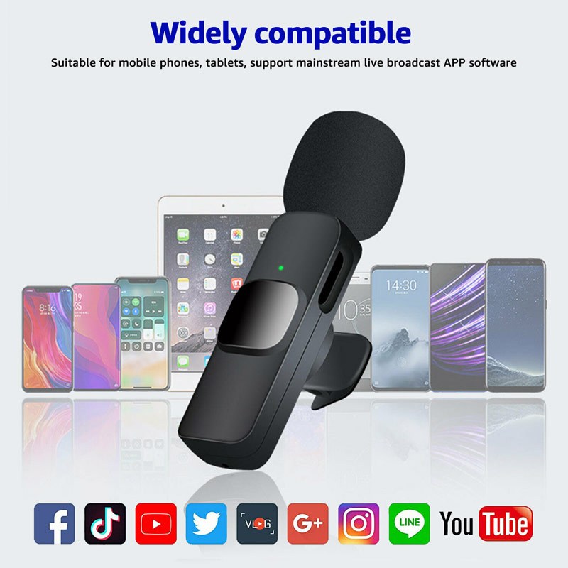 میکروفون یقه ای بی سیم K8 Type-C