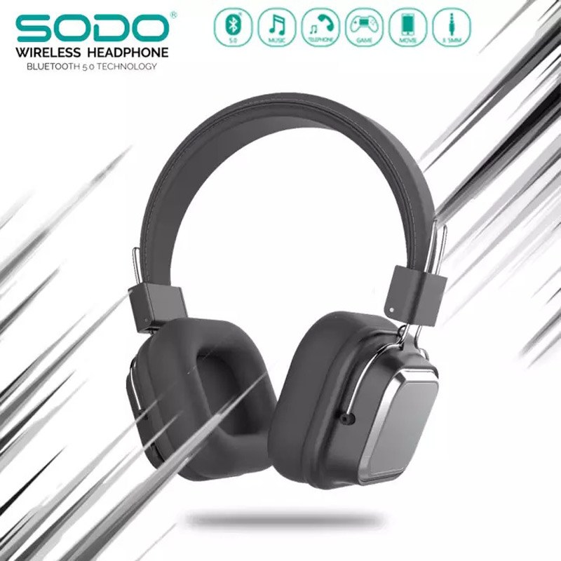 هدفون بلوتوثی رم خور سودو مدل SODO SD-1003