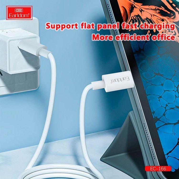 کابل شارژ تایپ سی فست شارژ ارلدام مدل Earldom EC-166C