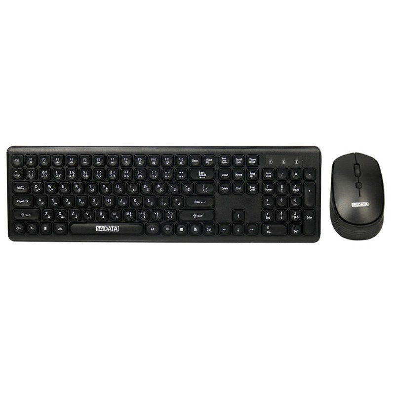 کیبورد و موس بی سیم سادیتا مدل SADATA SKM-3401WL