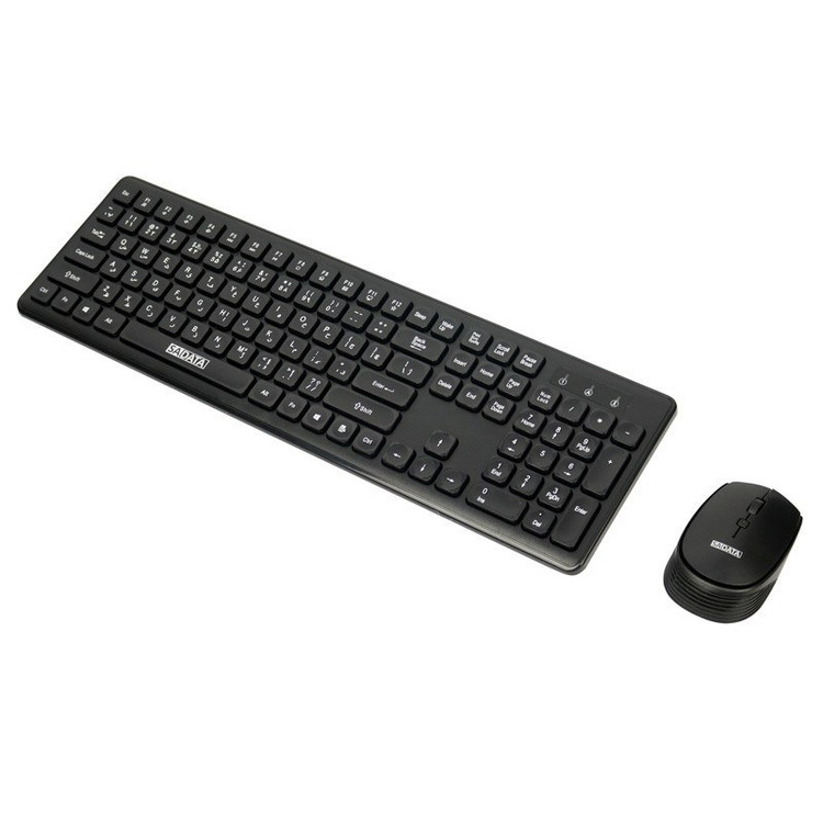 کیبورد و موس بی سیم سادیتا مدل SADATA SKM-3401WL