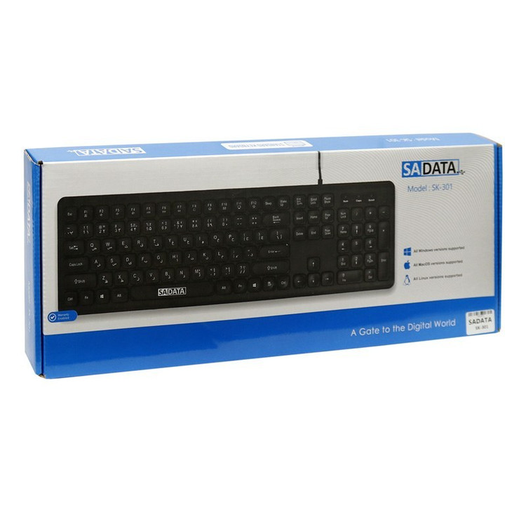 کیبورد سیم دار سادیتا مدل SADATA SK-301 با گارانتی