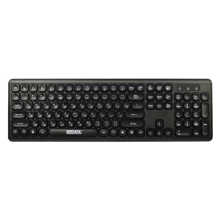 کیبورد و موس بی سیم سادیتا مدل SADATA SKM-3401WL