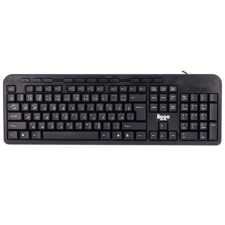 کیبورد و موس سیم دار لیگو مدل Liggo KM606