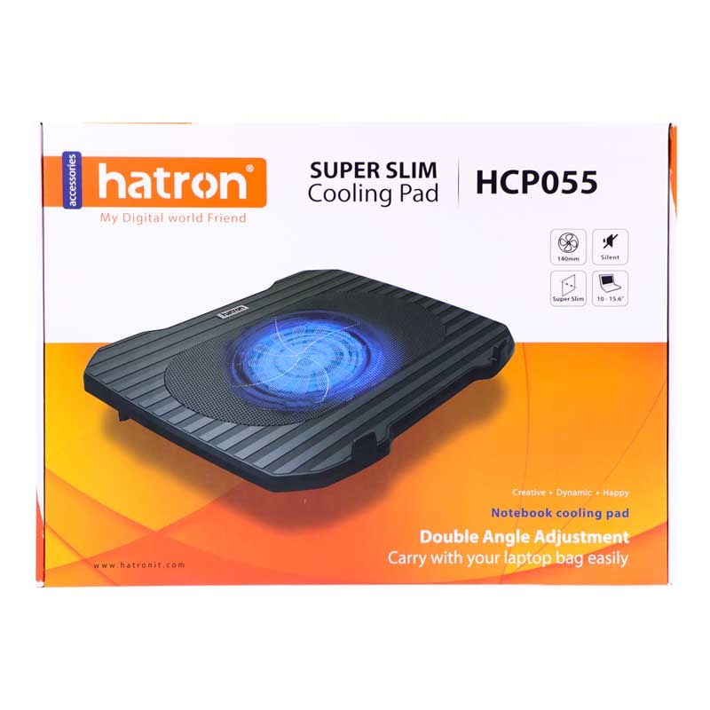 پایه نگهدارنده لپ تاپ کول پد هترون مدل Hatron HCP055 گارانتی 12 ماهه فورتیم