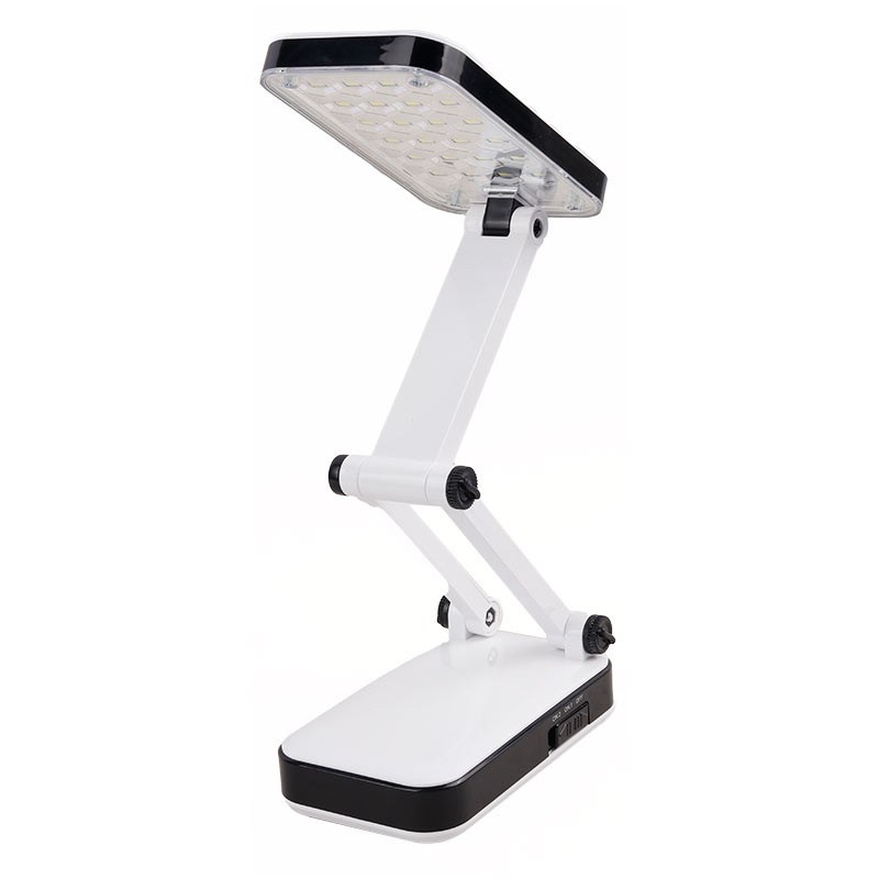 چراغ مطالعه شارژی تاشو دی پی مدل DP.LED Light LED-666 رنگ سفید مشکی