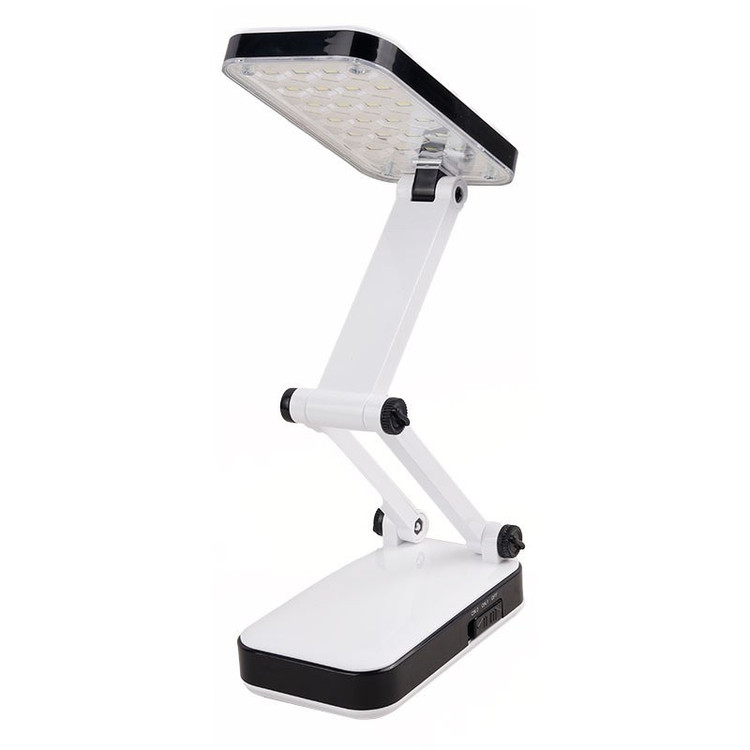 چراغ مطالعه شارژی تاشو دی پی مدل DP.LED Light LED-666 رنگ سفید مشکی