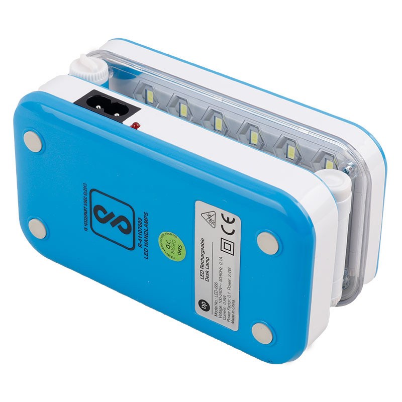 چراغ مطالعه شارژی تاشو دی پی مدل DP.LED Light LED-666 رنگ سفید مشکی