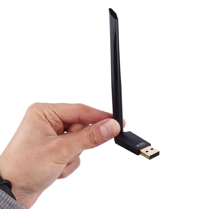 کارت شبکه بی سیم آنتن دار کی نت مدل K-Net 3dbi 300Mbps ( دانگل وای فای ) گارانتی 12 ماهه