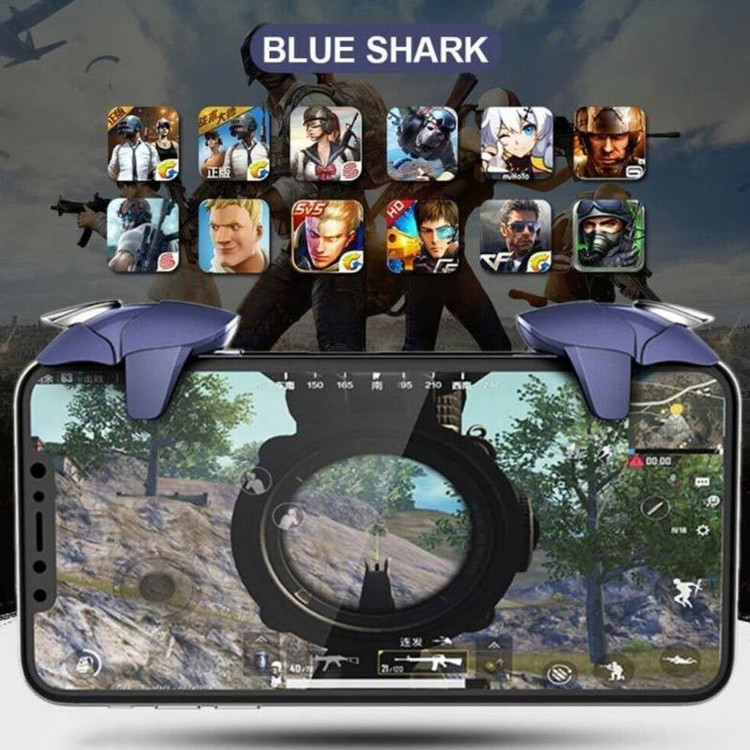 دسته بازی PubG مدل انگشتی CH-5 Blue Shark