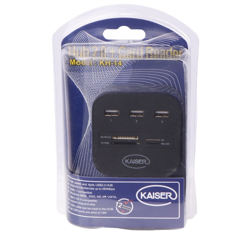 هاب Usb هفت پورت کایزر مدل Kaiser KH-14 USB 2.0
