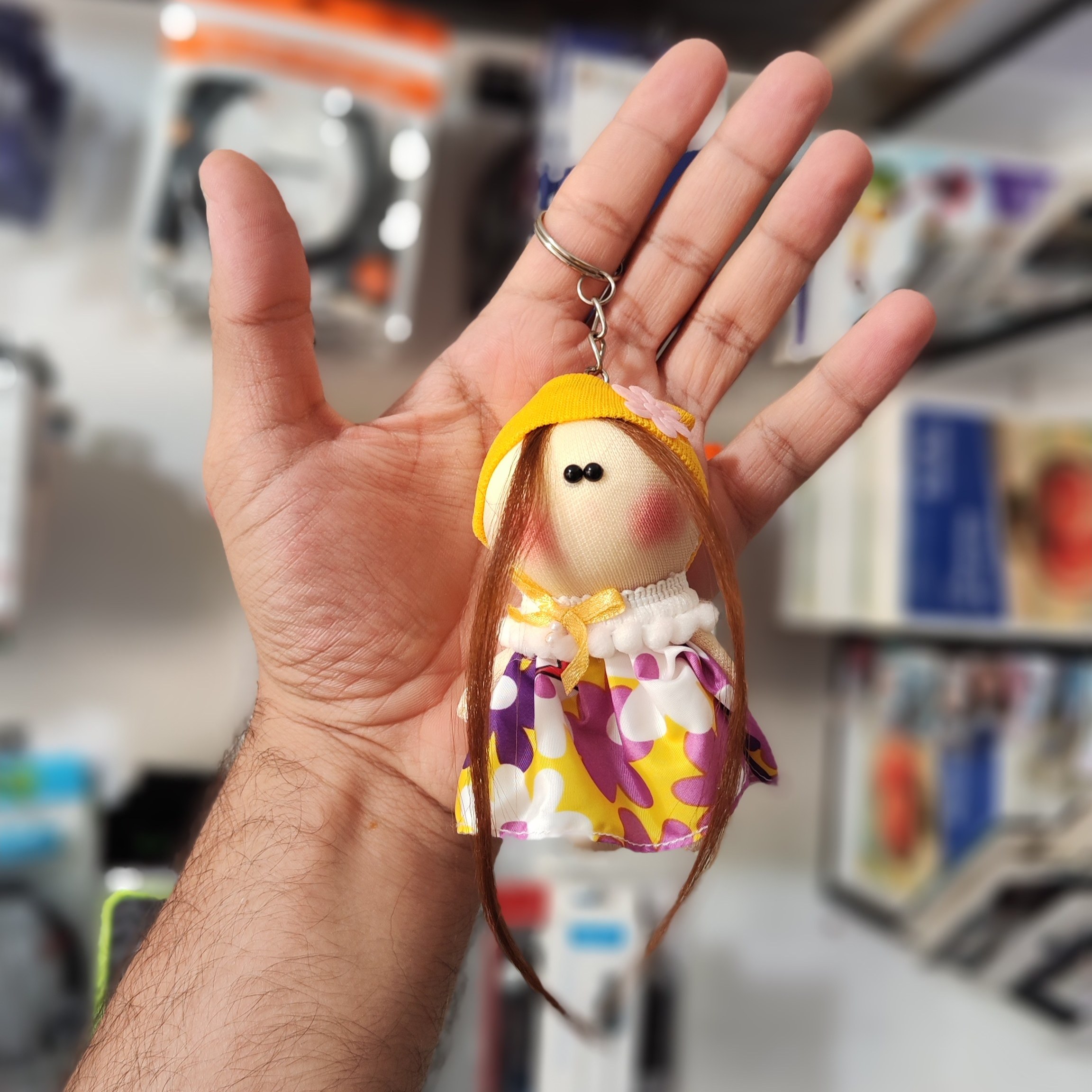 جاکلیدی طرح عروسک روسی دختر کوچک