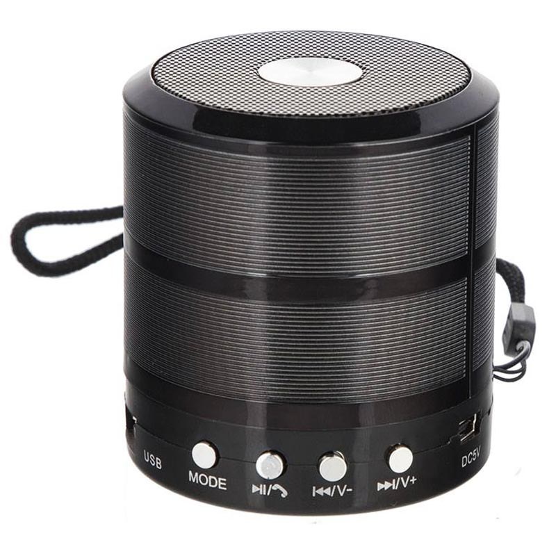 اسپیکر بلوتوثی رم خور و فلش خور WSTER Mini WS-887