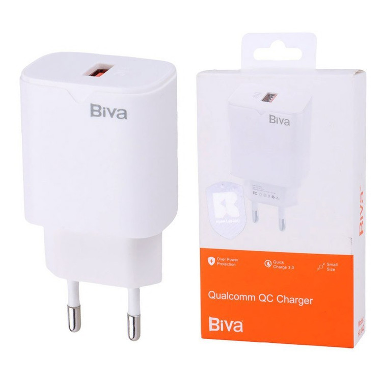 شارژر فست شارژ بیوا Biva HC-04Q 3A QC3.0 PD 18W با گارانتی