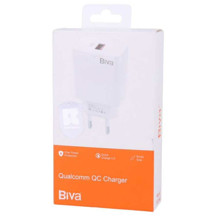 شارژر فست شارژ بیوا Biva HC-04Q 3A QC3.0 PD 18W با گارانتی
