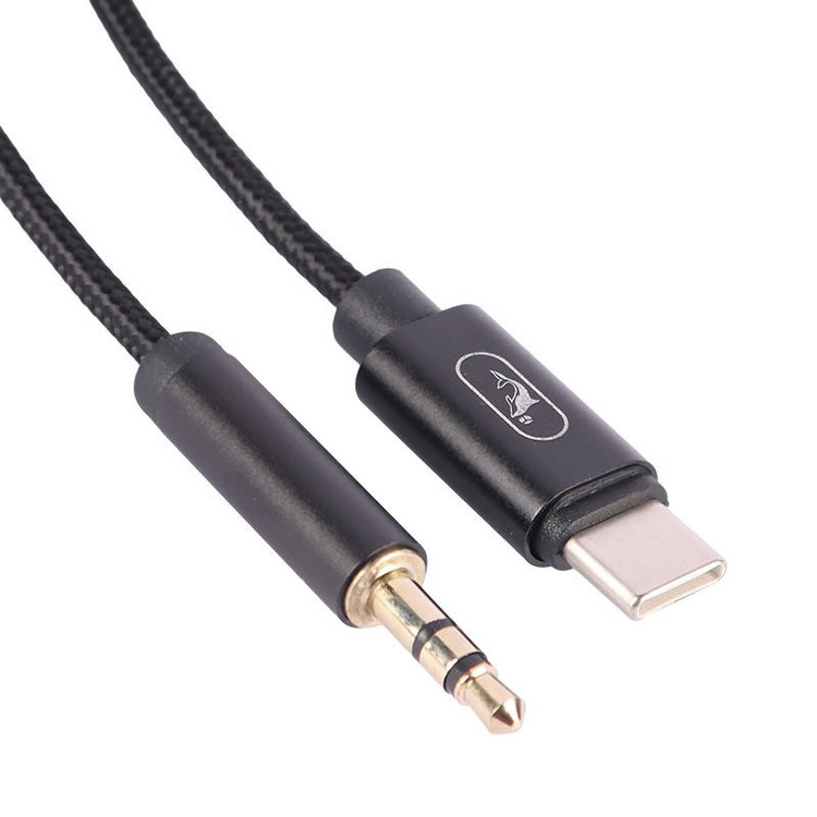 کابل تبدیل AUX به تایپ سی اسکای دلفین مدل Sky Dolphin SR12 AUX To Type-C یک متری