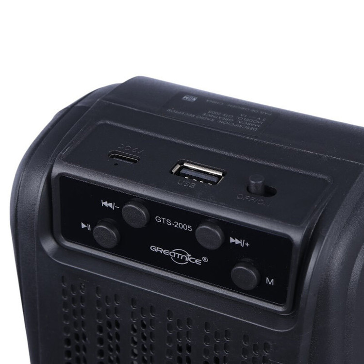 اسپیکر بلوتوثی با میکروفون فلش خور مدل Greatnice GTS-2005