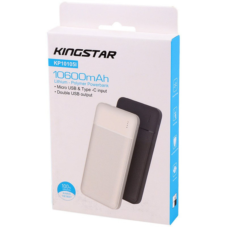پاور بانک 10600 کینگ استار مدل Kingstar KP10105i 10.5W با گارانتی متین