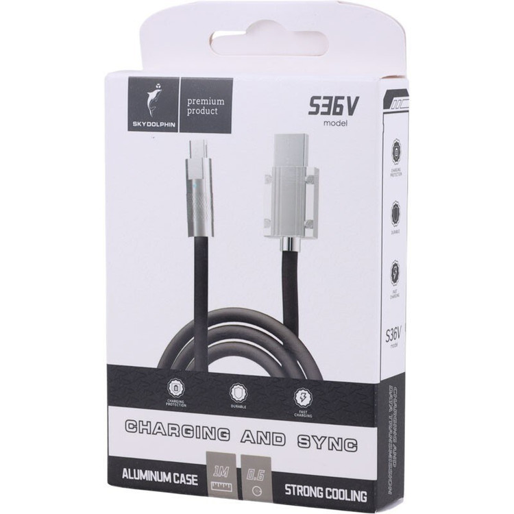 کابل شارژ میکرو فست شارژ اسکای دلفین مدل Sky Dolphin S36V