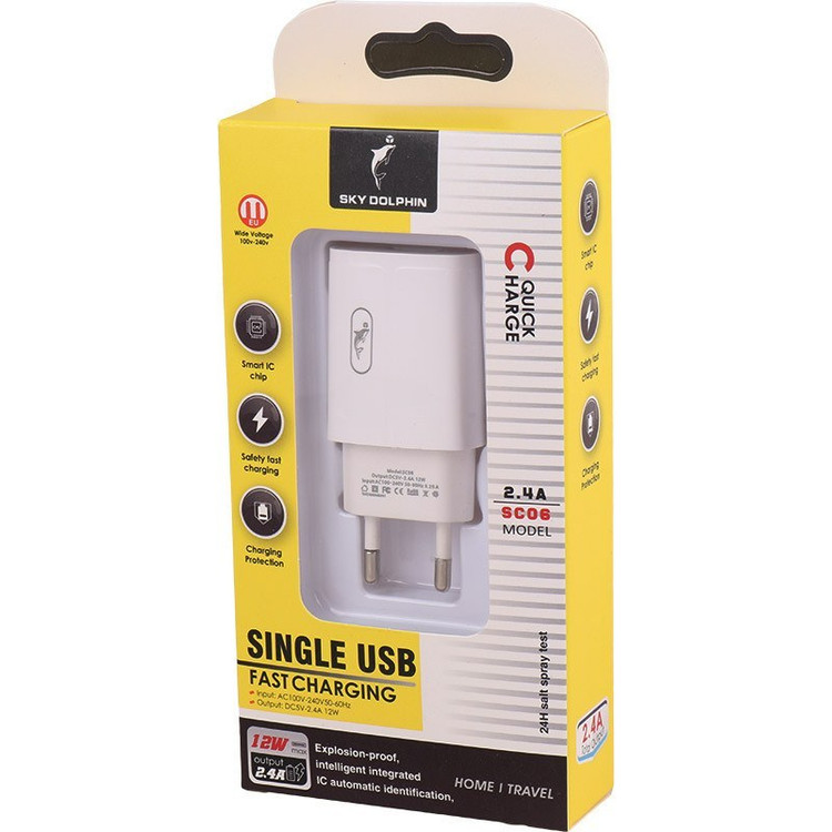 شارژر اسکای دلفین مدل Sky Dolphin SC06