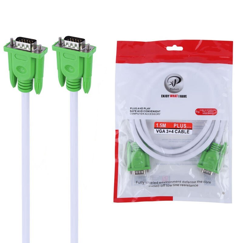 کابل vga ایکس پی 1.5 متری مدل XP-Product PLUS VGA 3+4