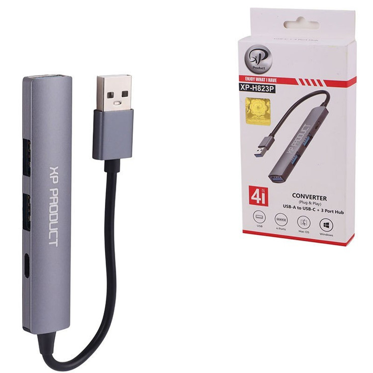 هاب Usb چهار پورت ایکس پی مدل XP Product XP-H823P