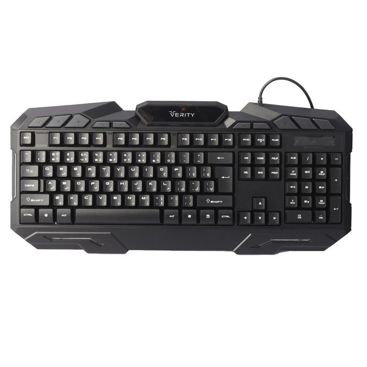 ست موس و کیبورد گیمینگ وریتی مدل Verity V-KB6126GCW با گارانتی 12 ماهه