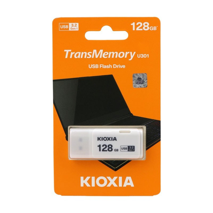فلش 128 گیگ کیوکسیا مدل Kioxia U301 USB3.2 گارانتی 36 ماهه ماتریس
