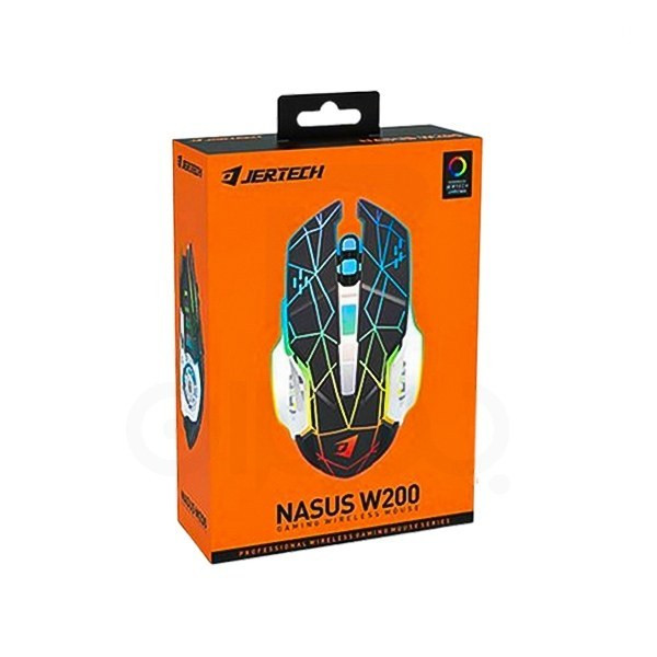 موس گیمینگ بی سیم شارژی جرتک مدل Jertech nasus w200