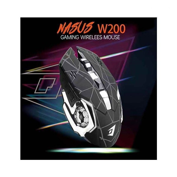 موس گیمینگ بی سیم شارژی جرتک مدل Jertech nasus w200