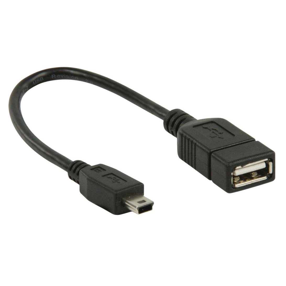 تبدیل Otg مینی یو اس بی به یو اس بی mini usb to Usb مدل کابلی