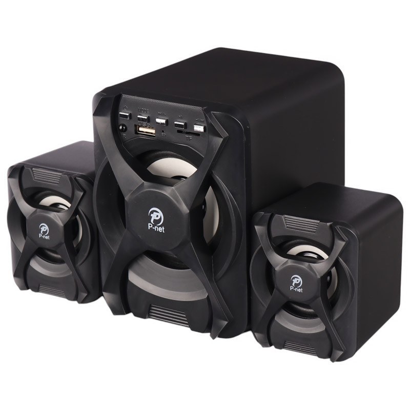 اسپیکر رومیزی سه تکه پی نت مدل P-Net U-2500 با ریموت کنترل
