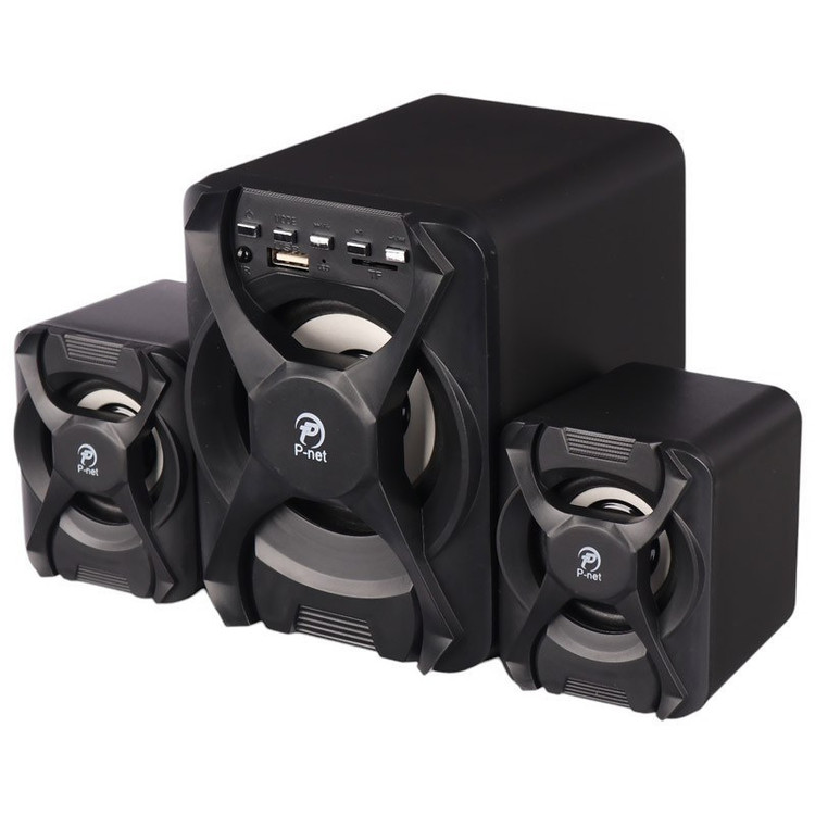 اسپیکر رومیزی سه تکه پی نت مدل P-Net U-2500 با ریموت کنترل