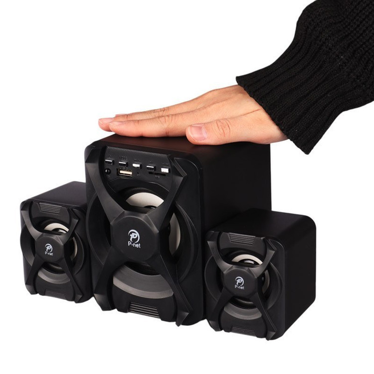 اسپیکر رومیزی سه تکه پی نت مدل P-Net U-2500 با ریموت کنترل