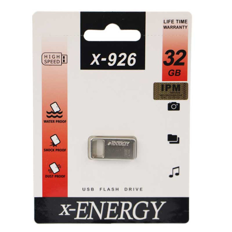 فلش 32 گیگ ایکس انرژی مدل X-Energy X-926 گارانتی مادام العمر
