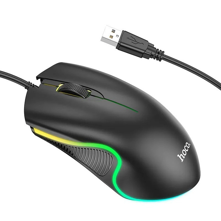 موس گیمینگ هوکو RGB دار مدل HOCO GM19 با گارانتی