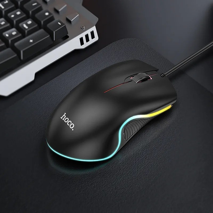 موس گیمینگ هوکو RGB دار مدل HOCO GM19 با گارانتی