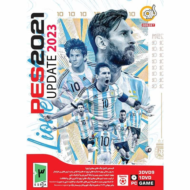 بازی کامپیوتری PES 2021 Update 2023 نشر گردو