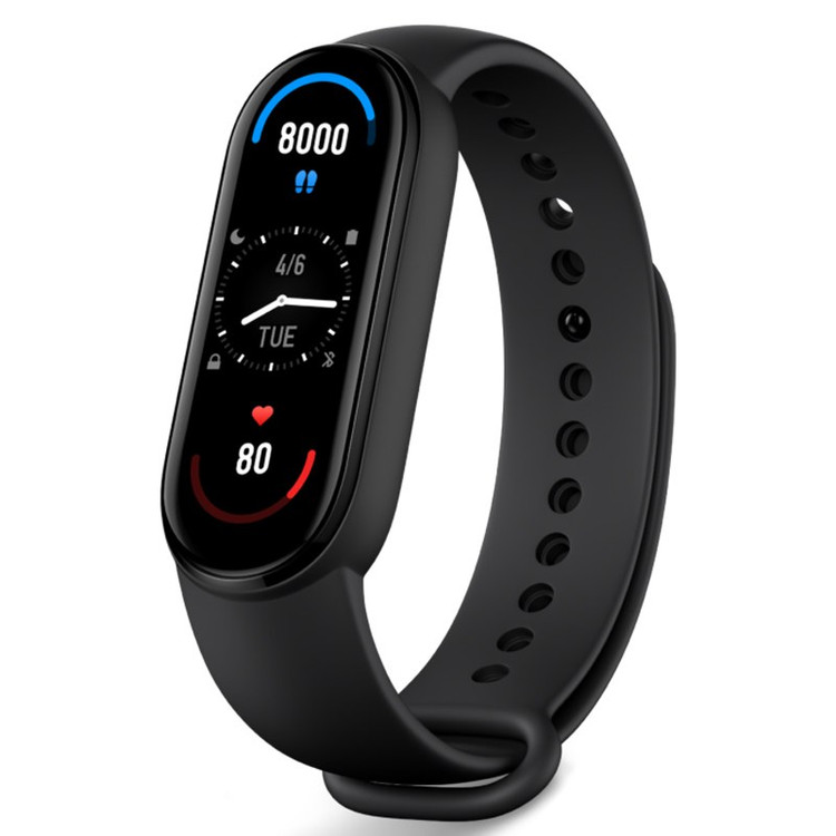 دستبند هوشمند شیائومی مدل Xiaomi Mi Band 6 گلوبال به همراه گلس هدیه
