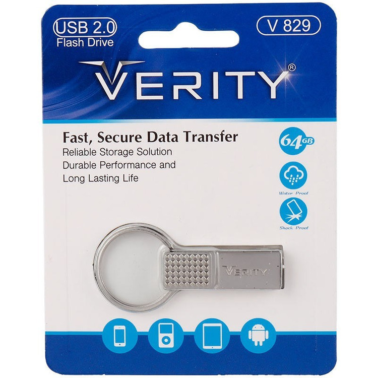 فلش 64 گیگ وریتی مدل Verity V829 گارانتی آسان سرویس