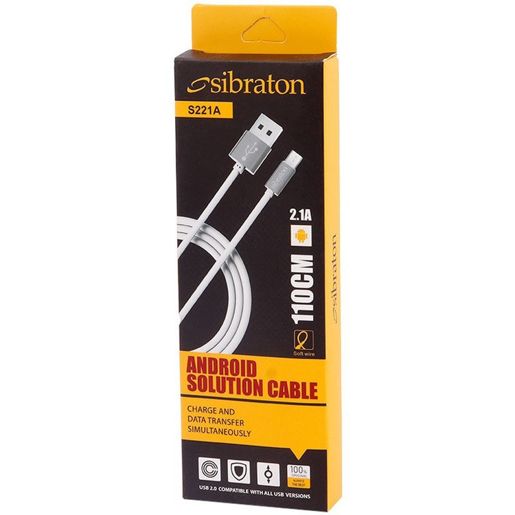 کابل شارژ میکرو سیبراتون مدل Sibraton S221A با گارانتی