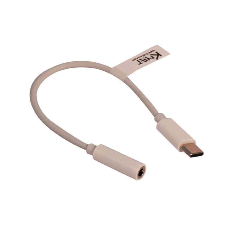 تبدیل تایپ سی به aux کی نت مدل K-net K-C6001 Type-C To AUX با گارانتی
