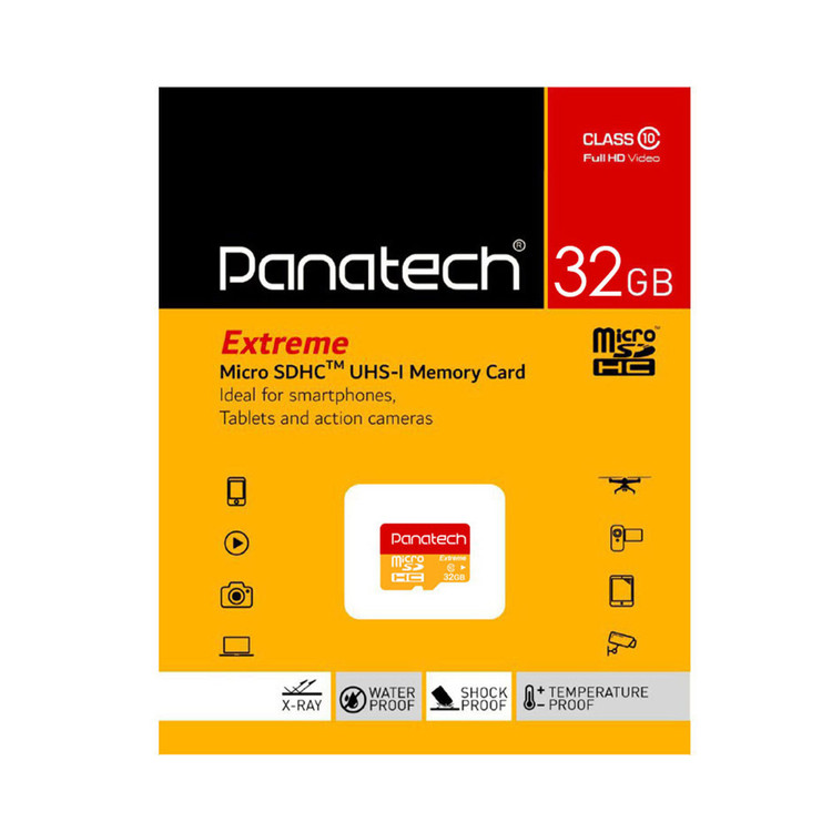 کارت حافظه microSDHC پاناتک مدل Extreme ظرفیت 32 گیگابایت