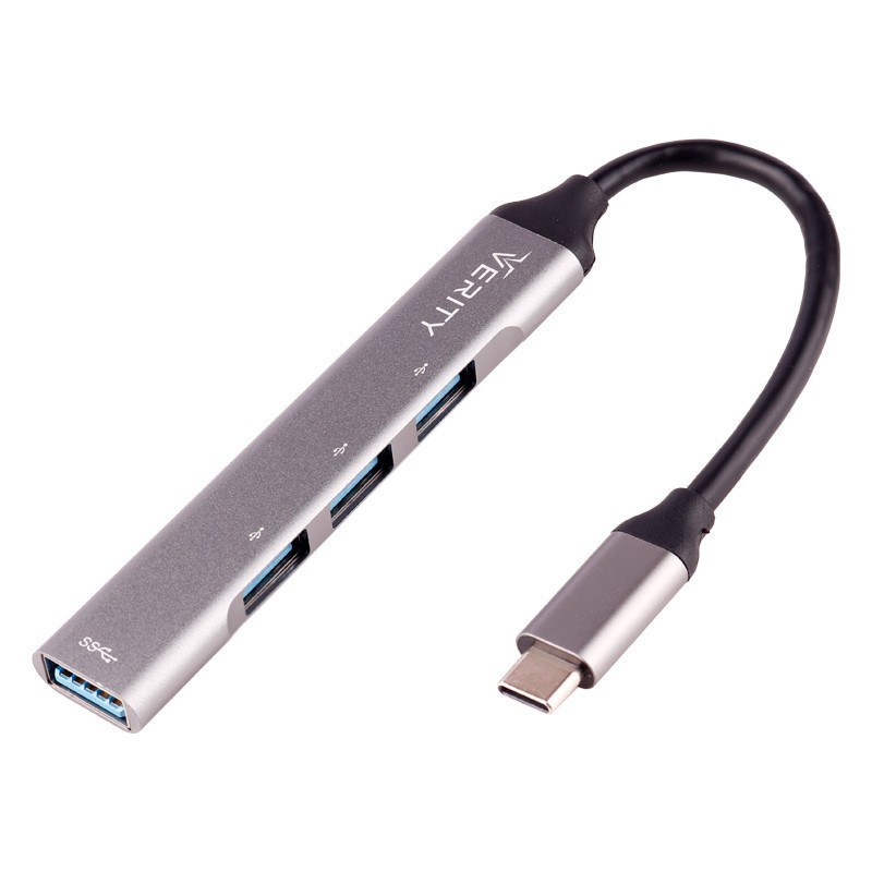 هاب تایپ سی چهار پورت وریتی مدل Verity H410T با گارانتی