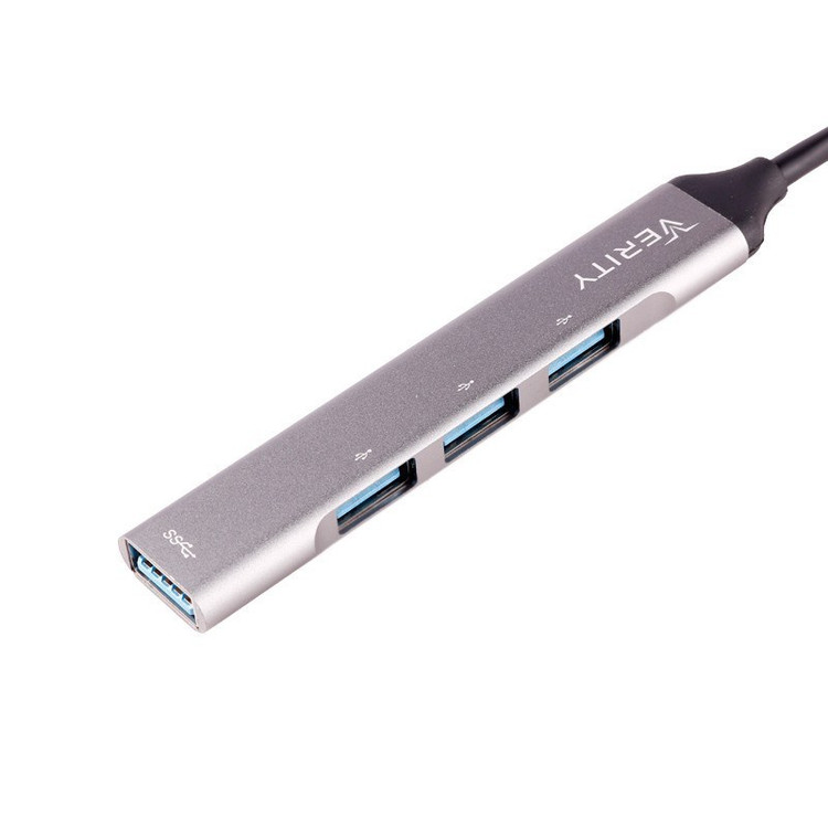 هاب تایپ سی چهار پورت وریتی مدل Verity H410T با گارانتی