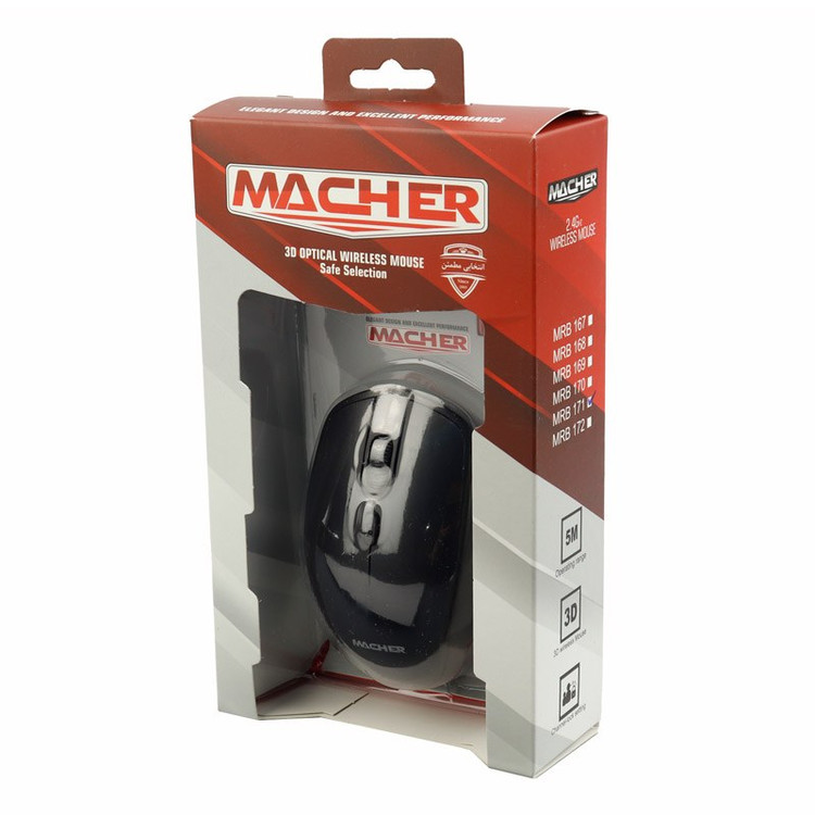 موس بی سیم مچر مدل Macher MR-171 با گارانتی 12 ماهه