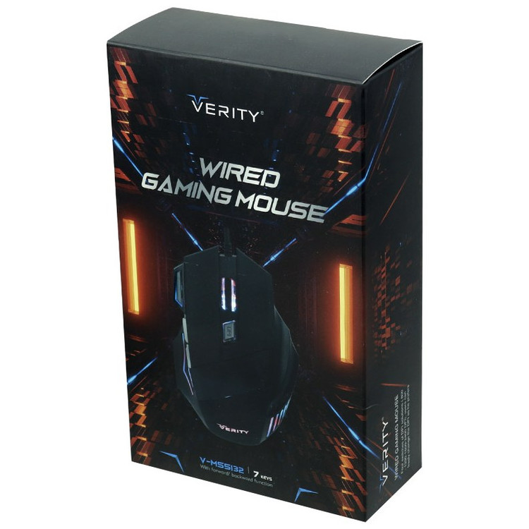 موس گیمینگ وریتی RGB دار مدل Verity V-MS5132 با گارانتی 6 ماهه