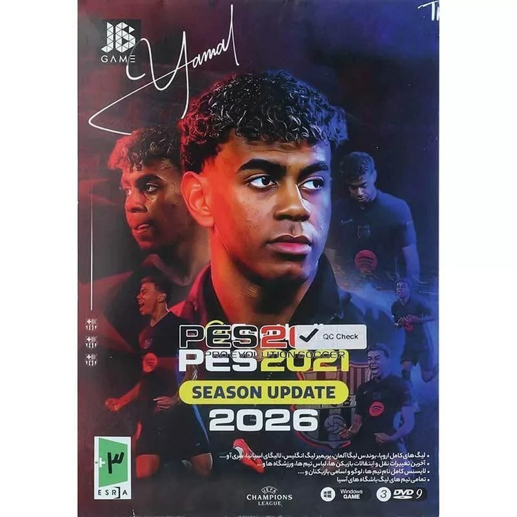 بازی کامپیوتر PES 2021 Update 2026 نشر JB