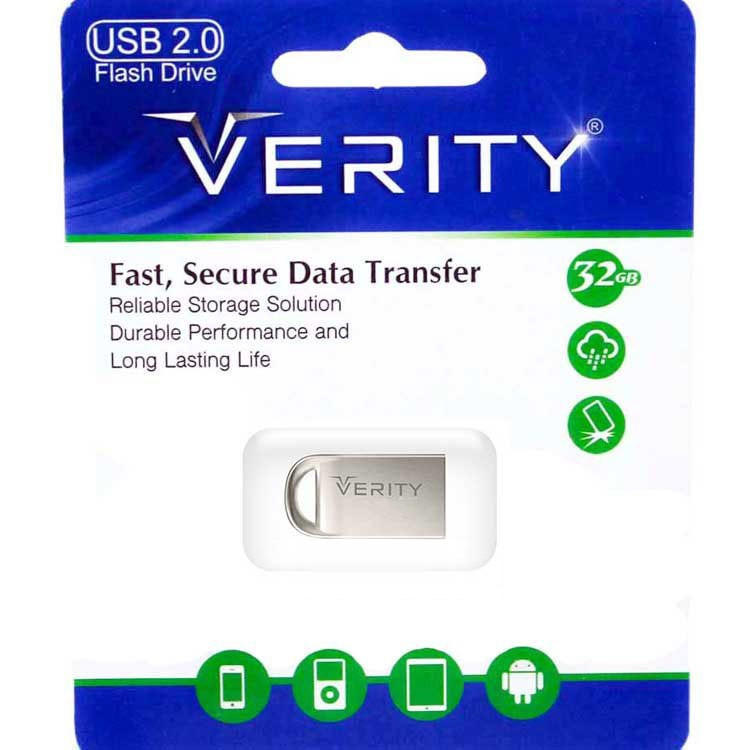 فلش 32 گیگ وریتی مدل Verity V811 گارانتی مادام العمر آسان سرویس