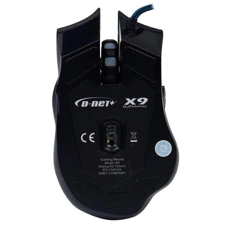 موس گیمینگ دی نت RGB دار مدل D-Net Plus X9
